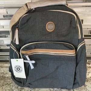 Kipling Osho Casual Grey Laptop Backpack Net